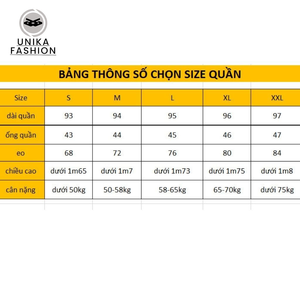 Quần baggy nam ống suông, quần ống rộng nam vải hàn quốc UNIKA FASHION QD003