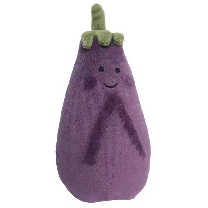 Mr Eggplant Gối Nhồi Bông Hình Ba Quả Cà Tím Vui Nhộn Dùng Làm Quà Tặng Sinh Nhật