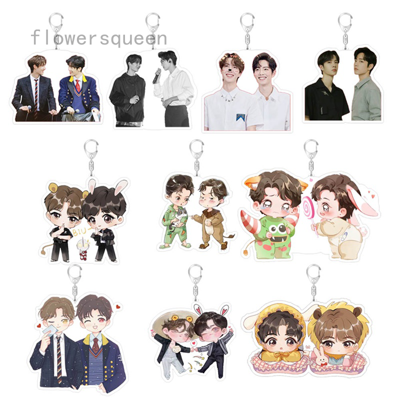flowersqueen Móc Khóa Gắn Hình Dễ Thương