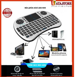 Bàn Phím Mini Ukb 500 Cầm Tay Có Pin 5c - Bảo Hành 3 Tháng