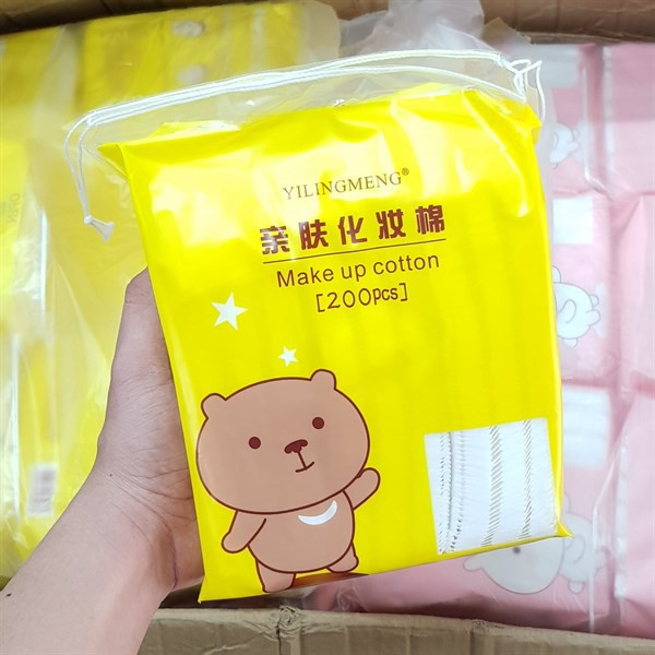 Bông Tẩy Trang Cotton Yilingmeng Line 200 Miếng