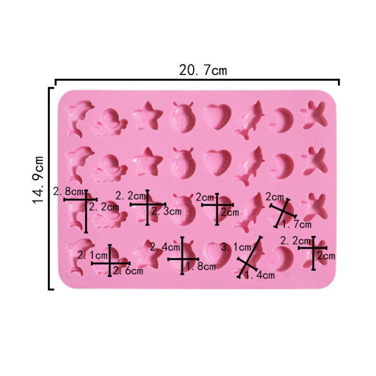 Khuôn kẹo dẻo/ Khuôn kẹo chip chip