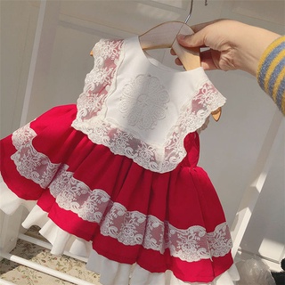 Children's dress 2020 new summer Lolita Spanish princess dress baby girl's birthday dress