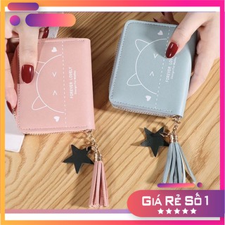 Ví nữ cầm tay mini mẫu mặt gấu