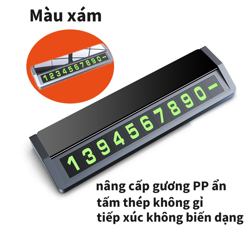 Biển số điện thoại di động khi dừng xe tạm thời trên xe hơi