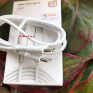 XÃ HÀNG THANH LÝ Cáp sạc Type C to Type C 45w mã TR cáp PD