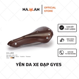 Phụ kiện xe đạp Yên da xe đạp Gyes Đài Loan- Bảo hành da 12 tháng