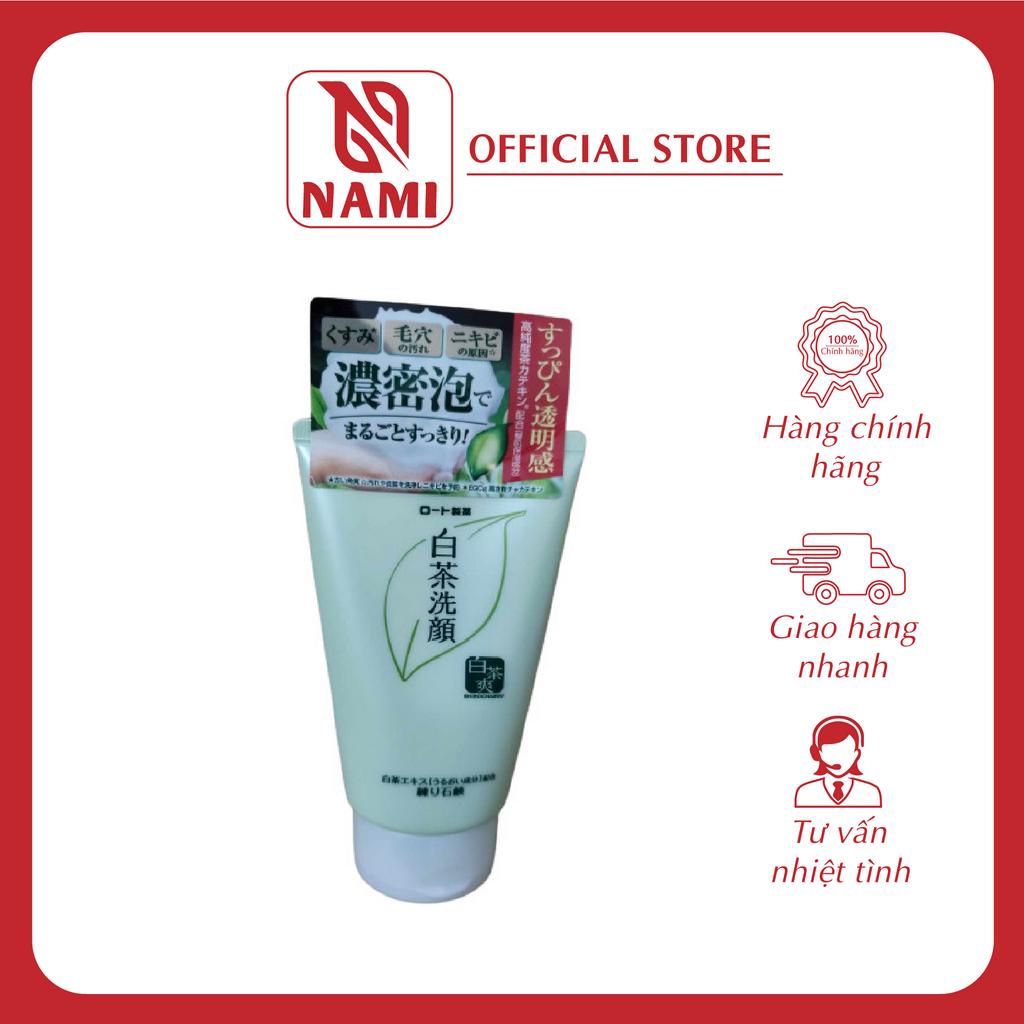 Sữa rửa mặt trà xanh Rohto Shirochasou Nhật Bản 120g