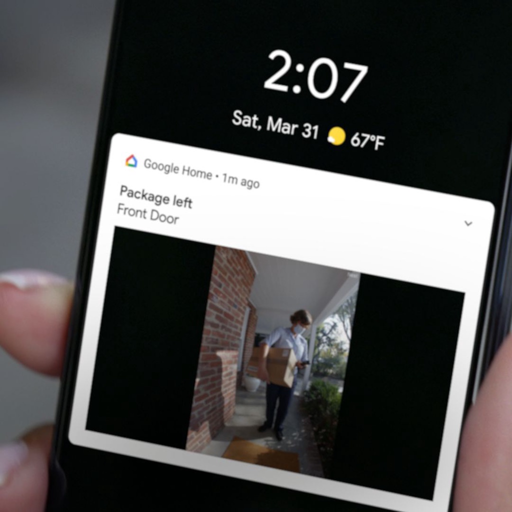 Chuông cửa thông minh google nest doorbell battery