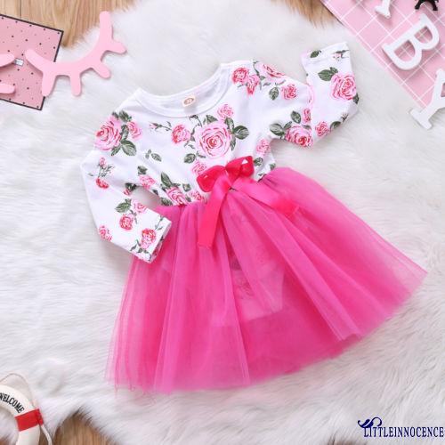 ❤XZQ-Newborn Kids Baby Girls Dress Infant Romper Jumpsuit Bodysuit Clothes Outfits