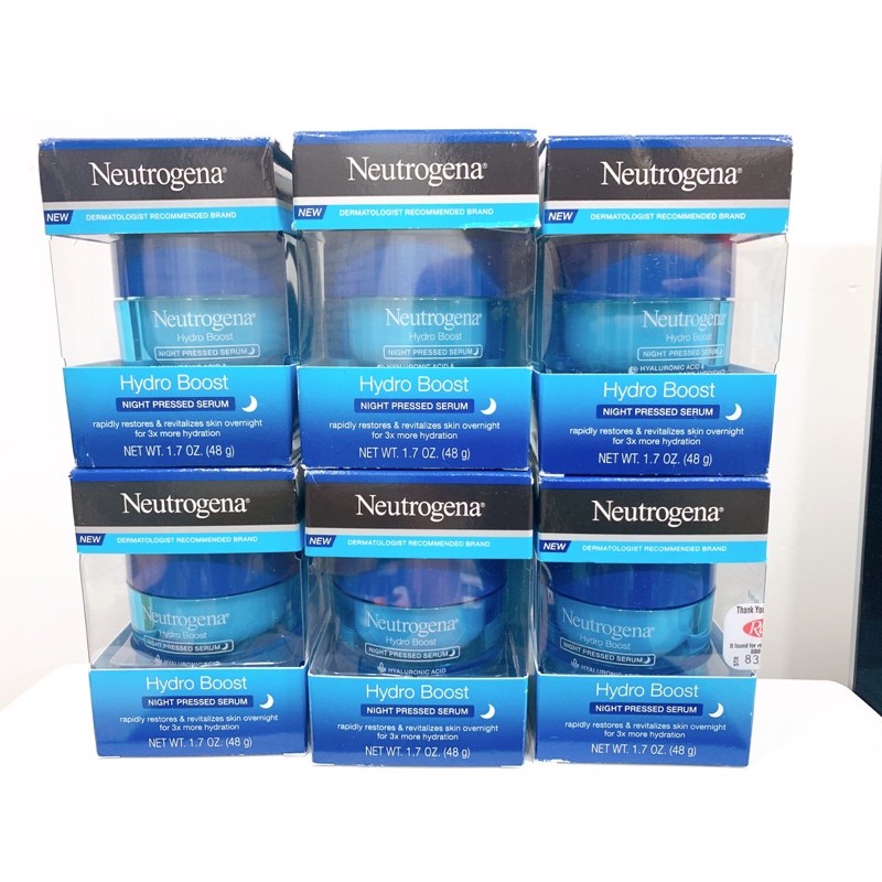 Serum Dưỡng Da Ban Đêm Neutrogena Hydro Boost Night Pressed Serum 48g