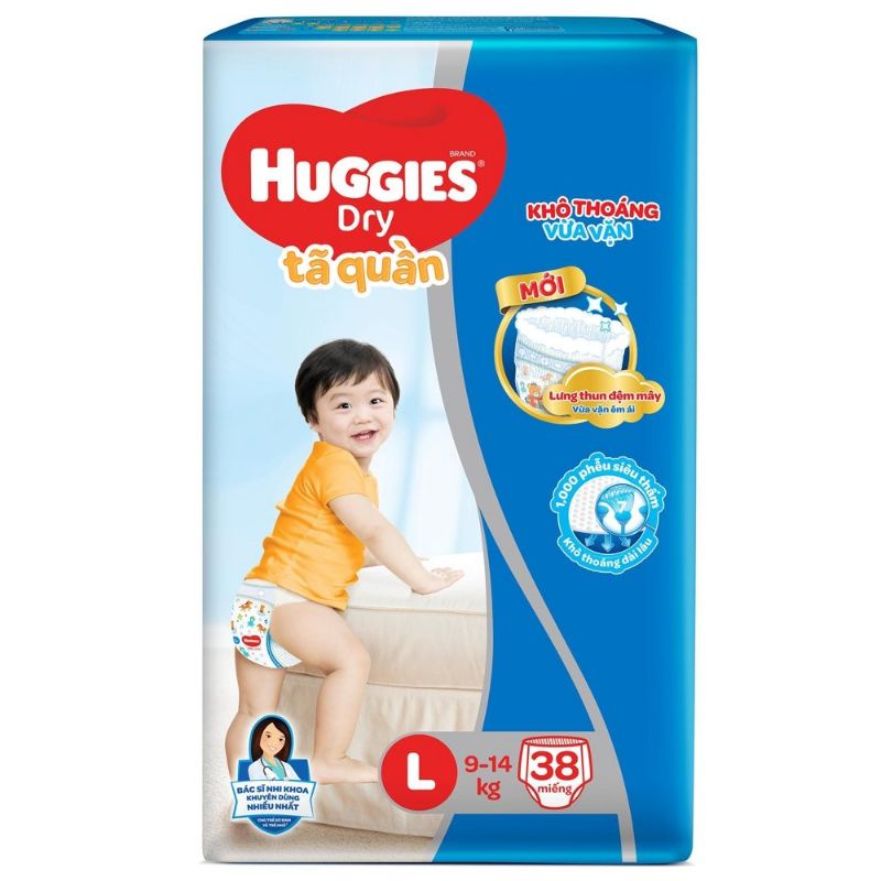 Huggies - Tã/Bỉm Quần L38