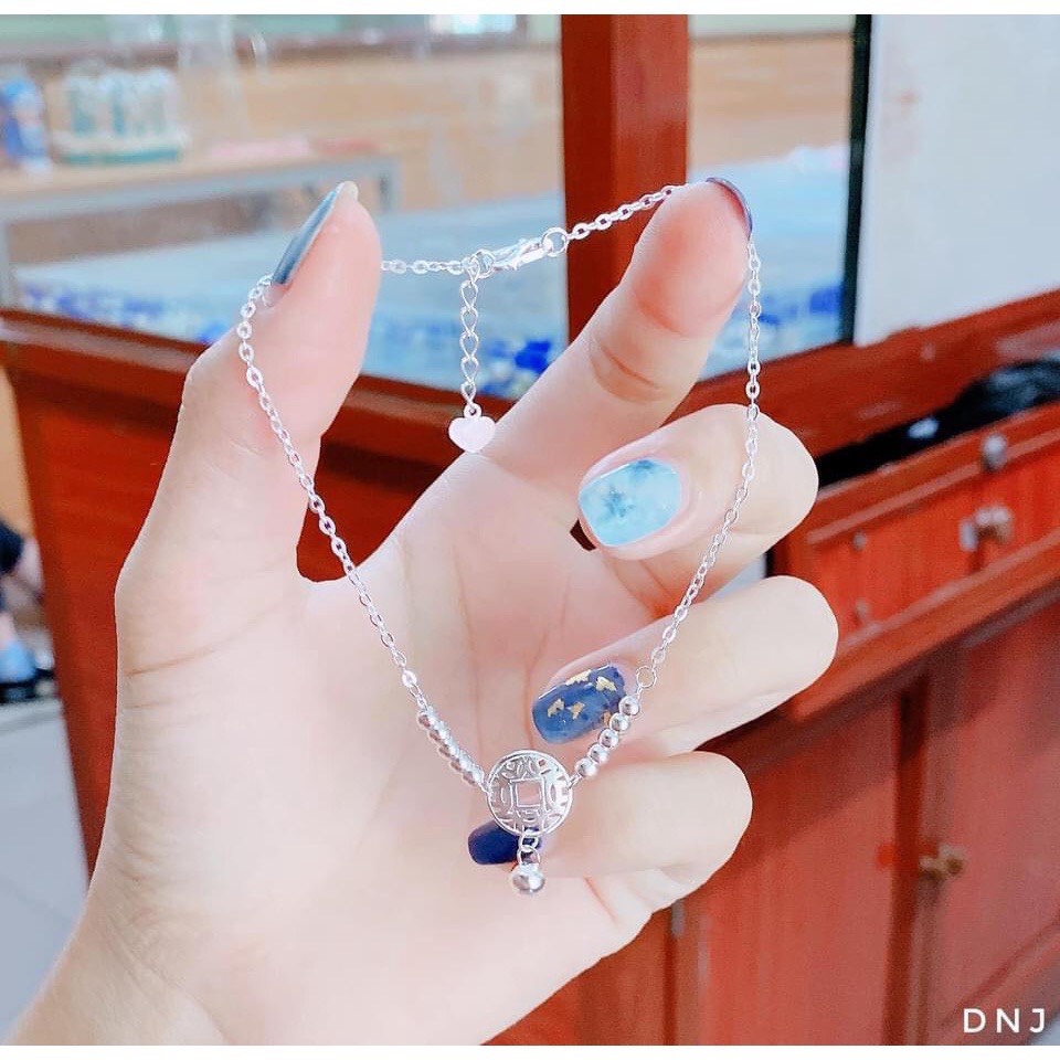 Lắc tay nữ bạc thật, lắc tay kim tiền chiêu tài lộc may mắn - Kho sỉ bạc Nhất Linh