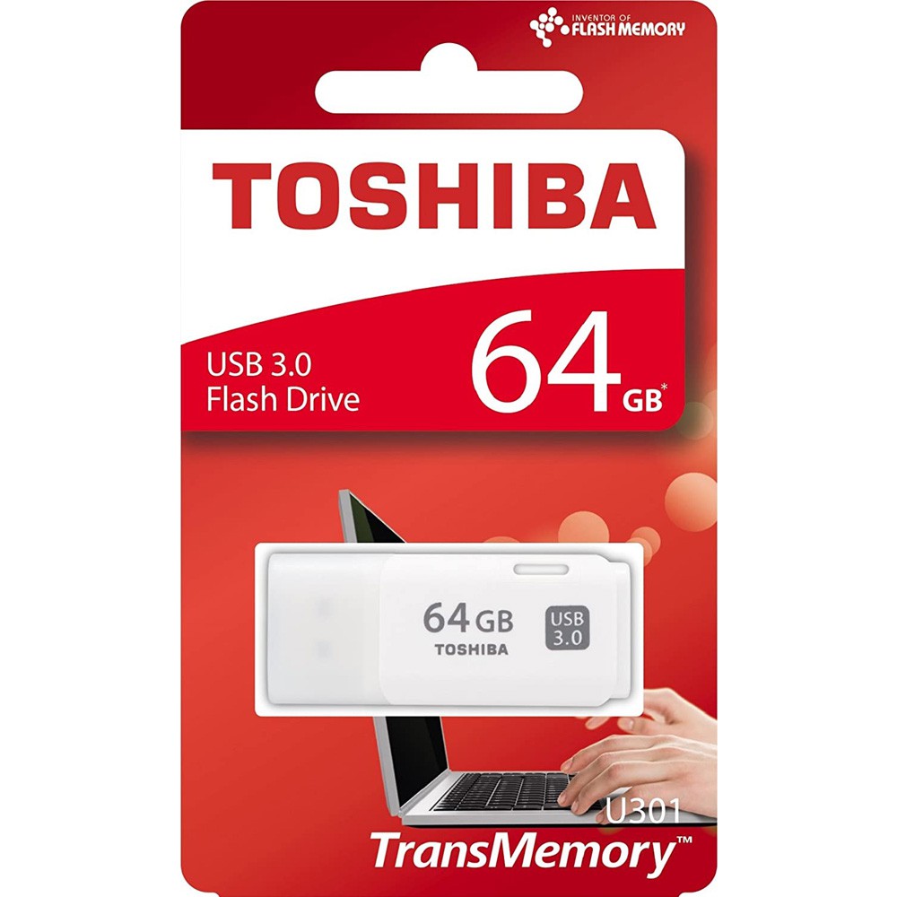 [Mã ELFLASH2 hoàn 10K xu đơn 20K] USB 3.0 Toshiba TransMemory U301 64GB THN-U301W0 | BigBuy360 - bigbuy360.vn