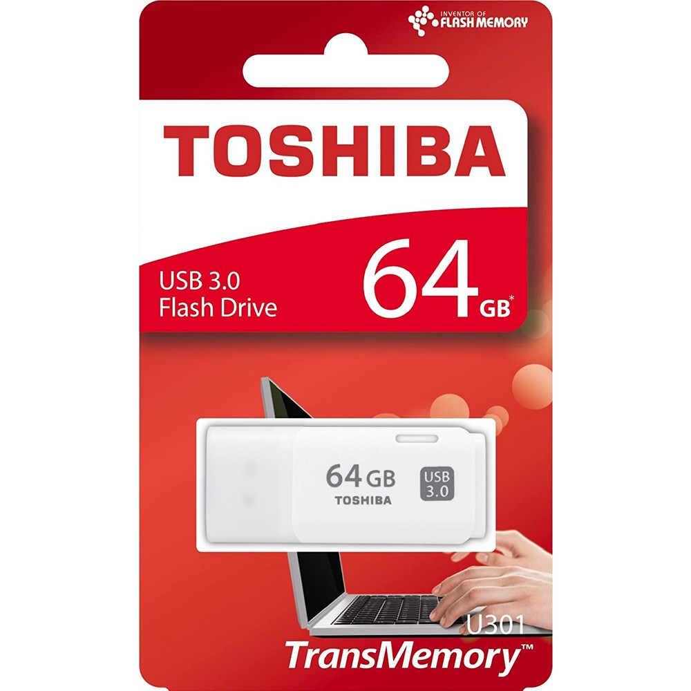 [Mã ELFLASH2 hoàn 10K xu đơn 20K] USB 3.0 Toshiba TransMemory U301 64GB THN-U301W0 | BigBuy360 - bigbuy360.vn