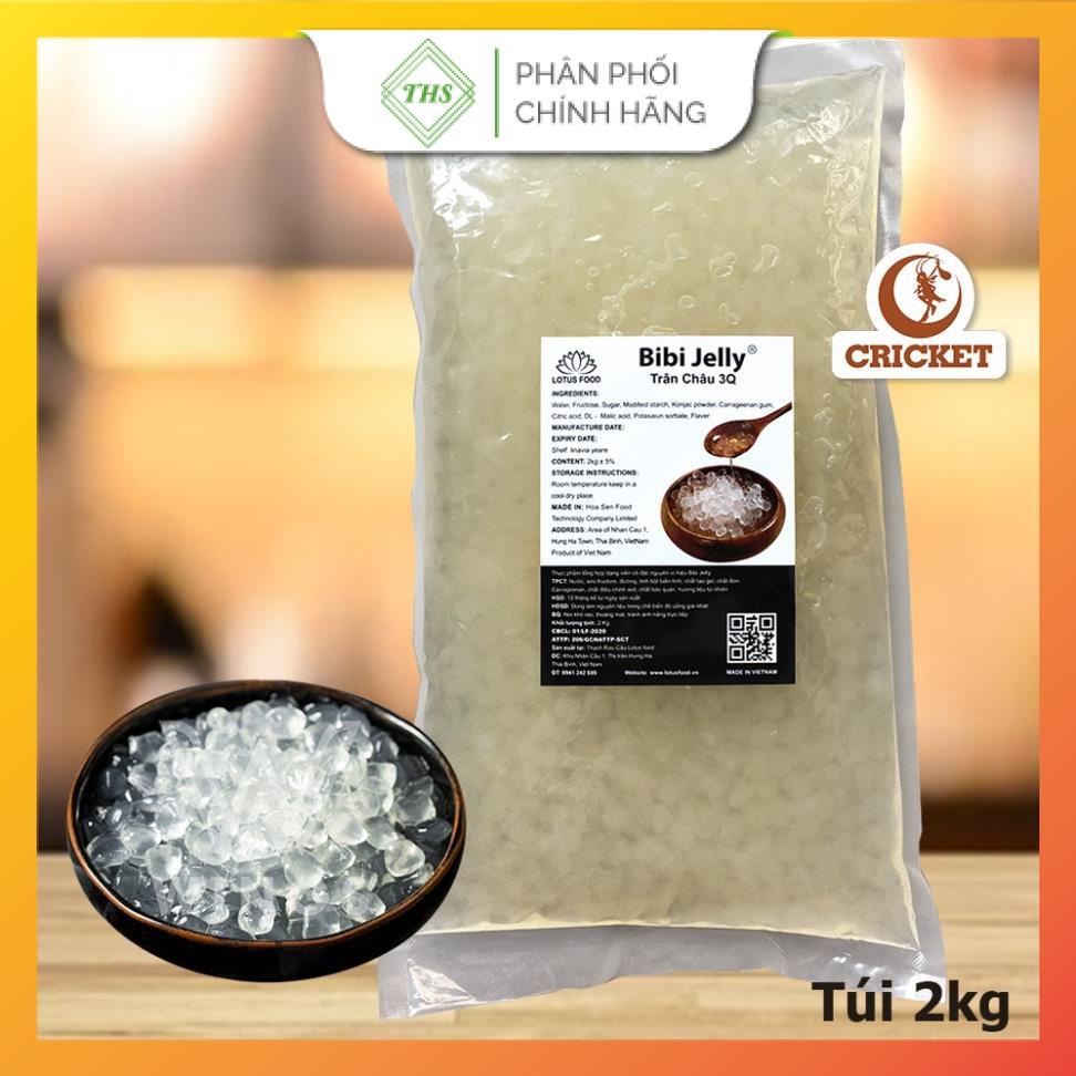 Trân Châu 3Q Bibi Jelly Trắng Ngọc Trai Dai Giòn - Trân Châu Ăn Liền Bịch 2Kg