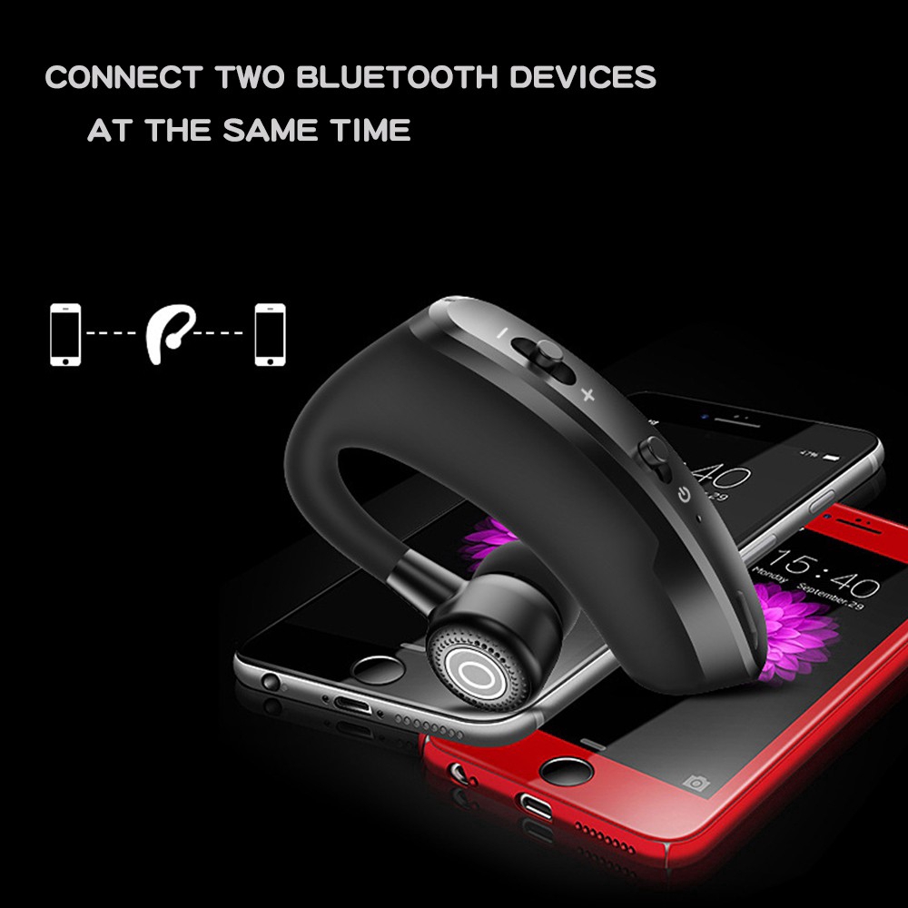 Tai Nghe Bluetooth Không Dây V9 Chống Ồn Kèm Phụ Kiện