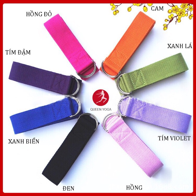 Dây tập yoga cotton loại tốt giá tốt 1m83*3,8cm