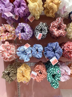 Ốc Sên Shop - Scrunchie caro 16~24