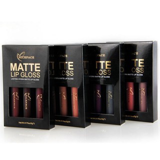 Set 3 son môi niceface màu quyến rũ