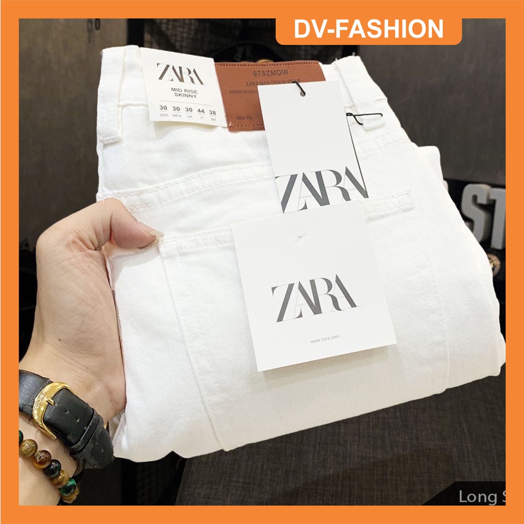 Quần jean nam ZA.RA rách gối hàng cao cấp vải siêu dày chuẩn shop DV-FASHION (Có size lớn)