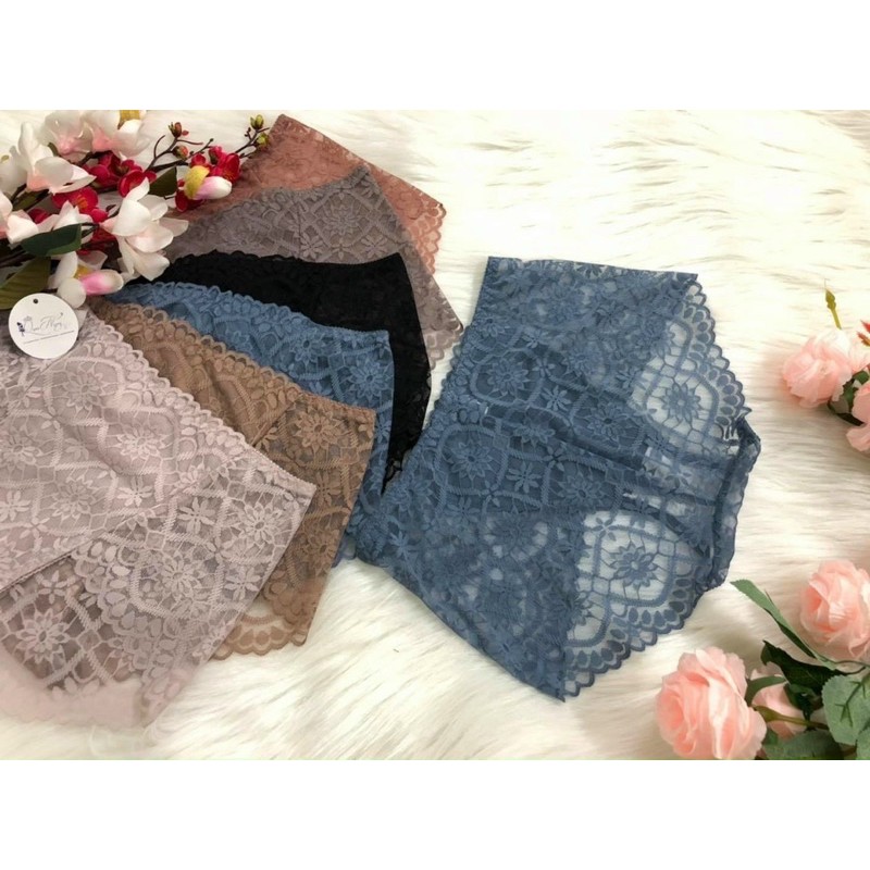  _Quần lót ren mềm cạp cao thoáng khí định hình eo thon MZ27 | BigBuy360 - bigbuy360.vn