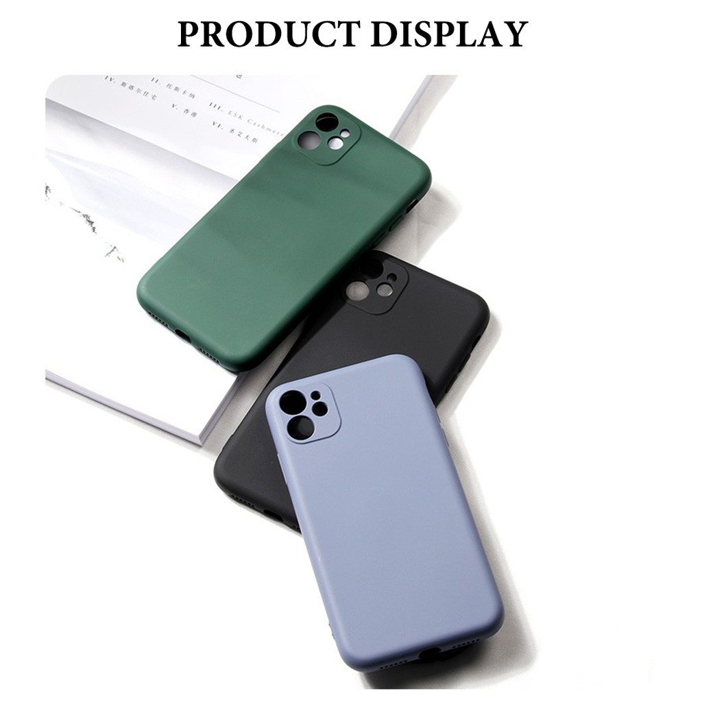 Ốp Lưng Silicone Mềm Chống Sốc Hình Máy Ảnh Đơn Giản Cho Iphone X Xs Xr 7 8 Plus 6 6s Xs Max Se 2020