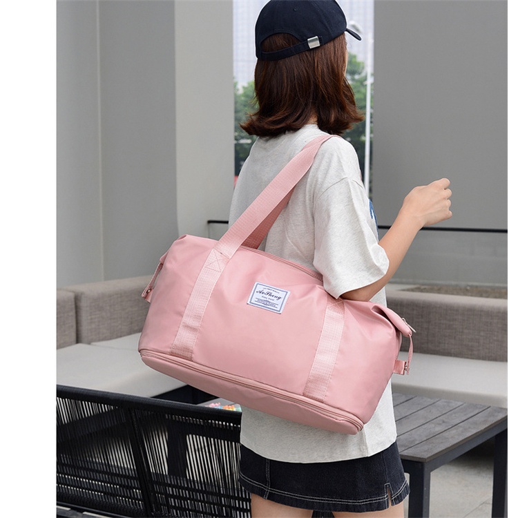 Túi đeo vai JASMIN NOIR chất liệu nylon sức chứa lớn phong cách thể thao du lịch cho nữ