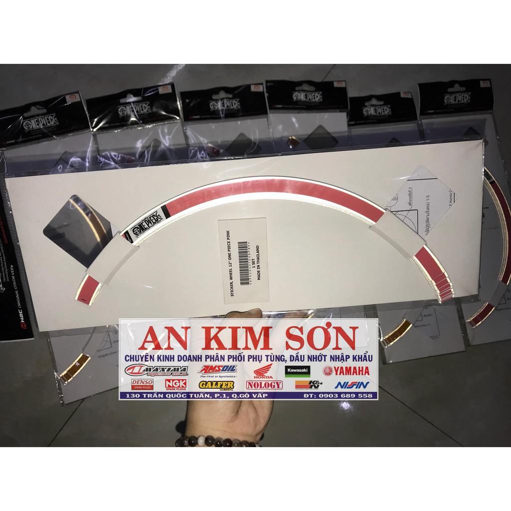 Tem dán vành mâm phụ kiện zin chính hãng cho Honda MSX / Zoomer