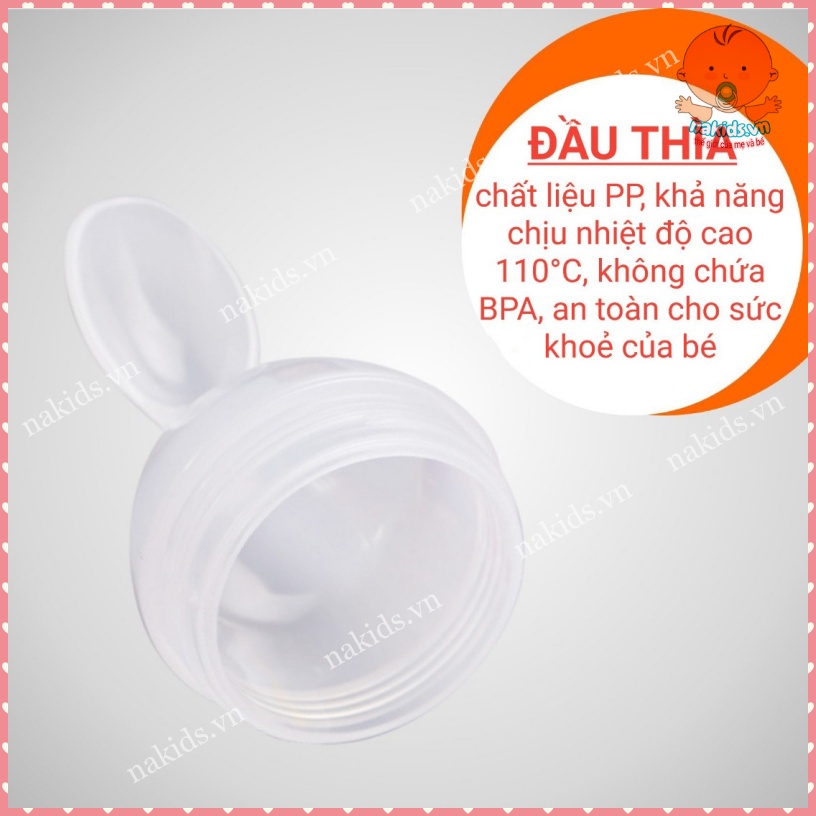 Bình Thìa Ăn Dặm Silicon, Bình Bón Cháo, Bột Cho Bé An Toàn Và Tiện lợi MS16
