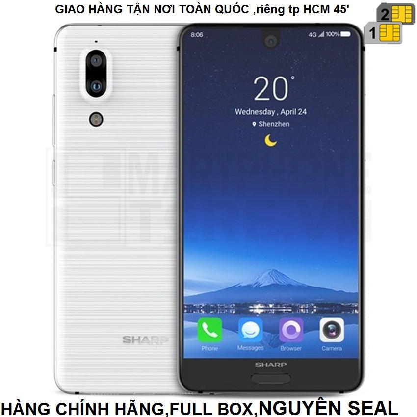 Điện thoại sharp aquos s2 trắng