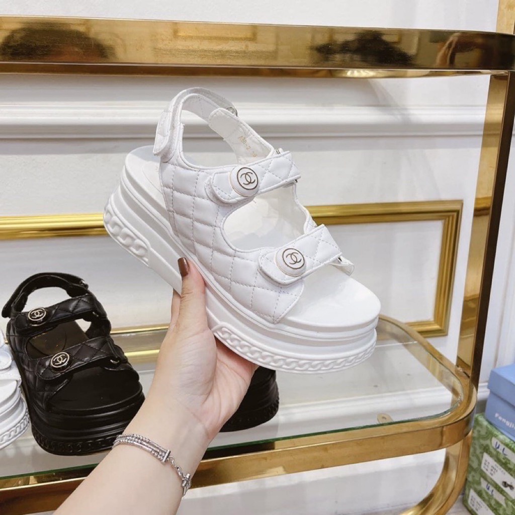 Sandal độn đế cao 7cm tôn dáng