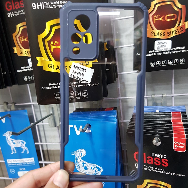 điện thoại Vivo Y21 Ốp Lưng Nhựa cứng trong suốt bền viền silicon chống sốc cực tốt hợp thời trang