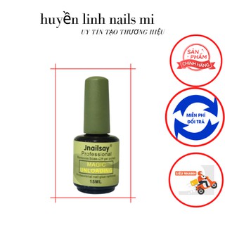 Nước phá gel Jnailsay 15ml nước tẩy phá gel tẩy sơn móng tay dành cho sơn gel 15ml