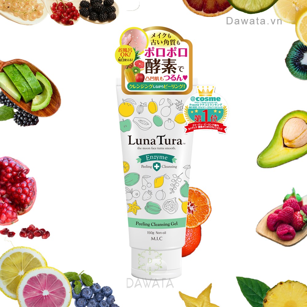 [CHÍNH HÃNG] [QUÀ][NỘI ĐỊA NHẬT] Tẩy Tế Bào Chết, Dưỡng Trắng Da LUNA TURA Enzyme Peeling Cleansing MICCOSMO