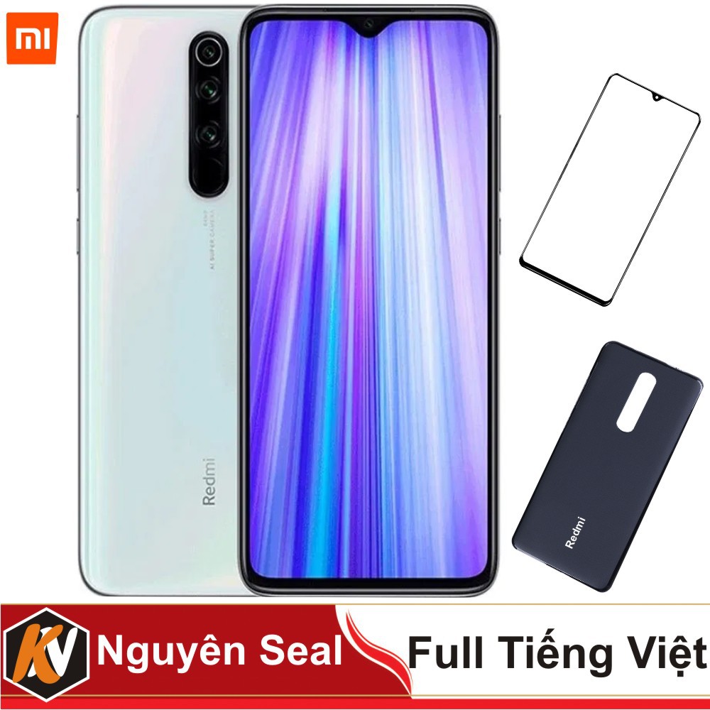 [Mã ELMSDAY giảm 6% đơn 2TR] Điên Thoại Xiaomi Redmi Note 8 pro 64/6GB, 128/6GB, 128/8GB +Ốp lưng +Cường lực -Nhập khẩu