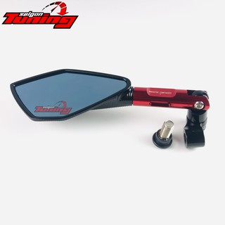 Kính ( gương) trái chiếu hậu Rizoma - Màu đỏ RED ( HÌNH CHỤP THỰC TẾ ) SaigonTuning