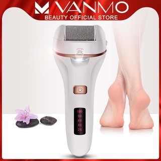 Máy mài tế bào chết gót chân 506r pin sạc cầm tay chuyên dụng kèm 2 đầu mài chà gót chân giảm nứt gót chân