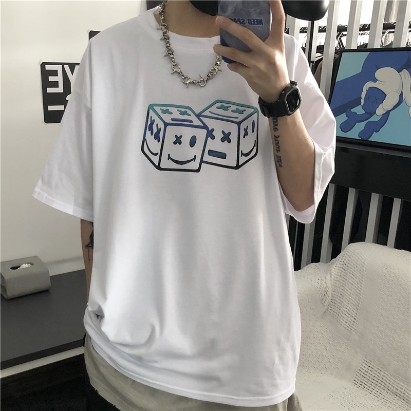 Áo thun nam nữ tay lỡ, áo phông form rộng ATL236