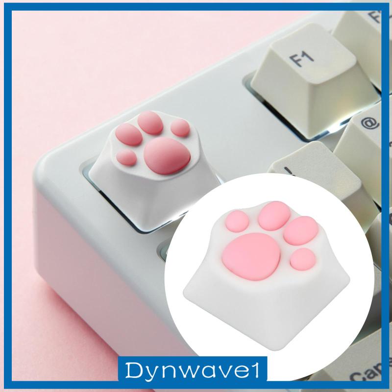[DYNWAVE1] Custom Gaming Keycaps Machinery Keyboard keycaps Cat paw Shape ABS Base for ESC Key, Cat Claw for Cute Keyboard