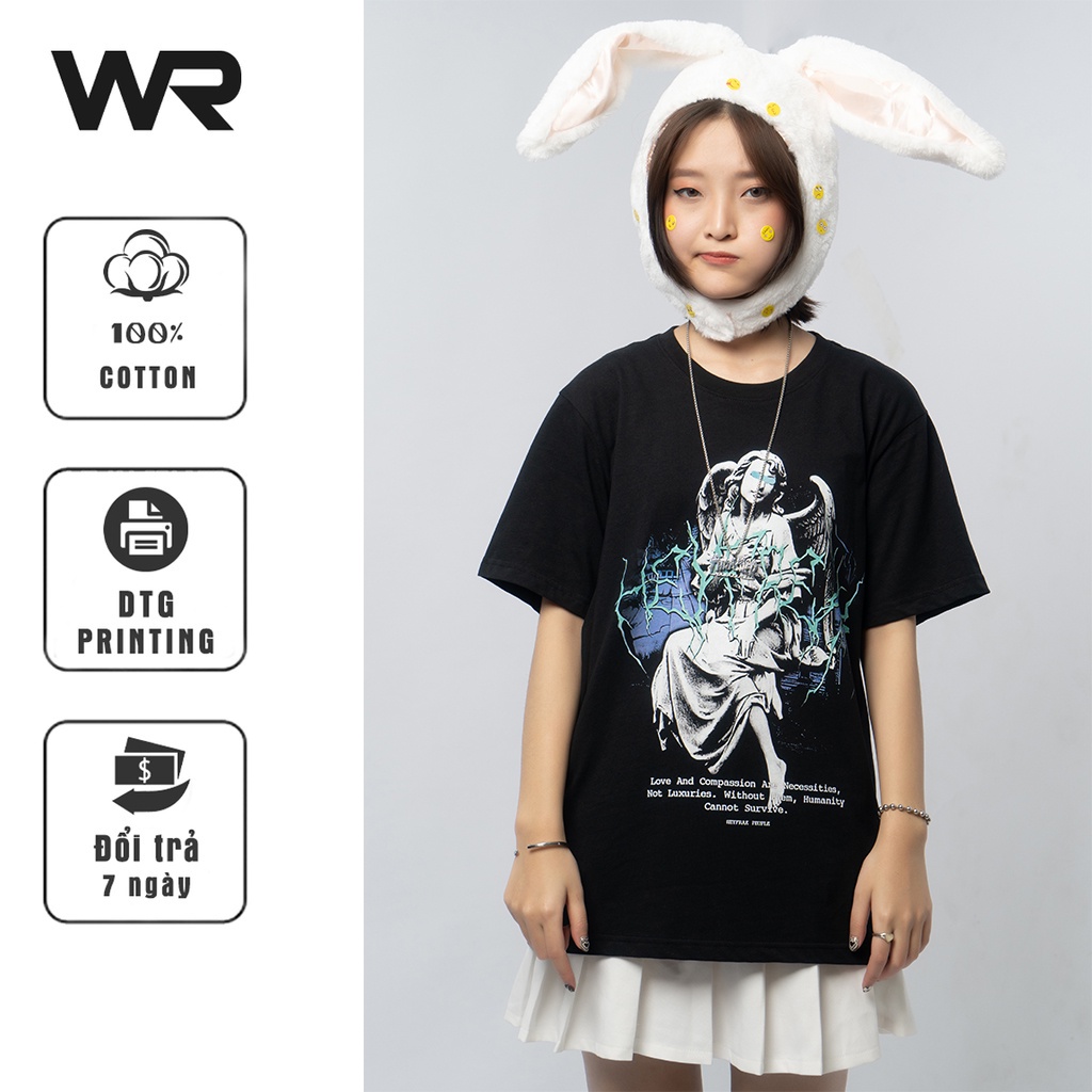 Áo thun unisex wright heyfreak tượng nữ thần