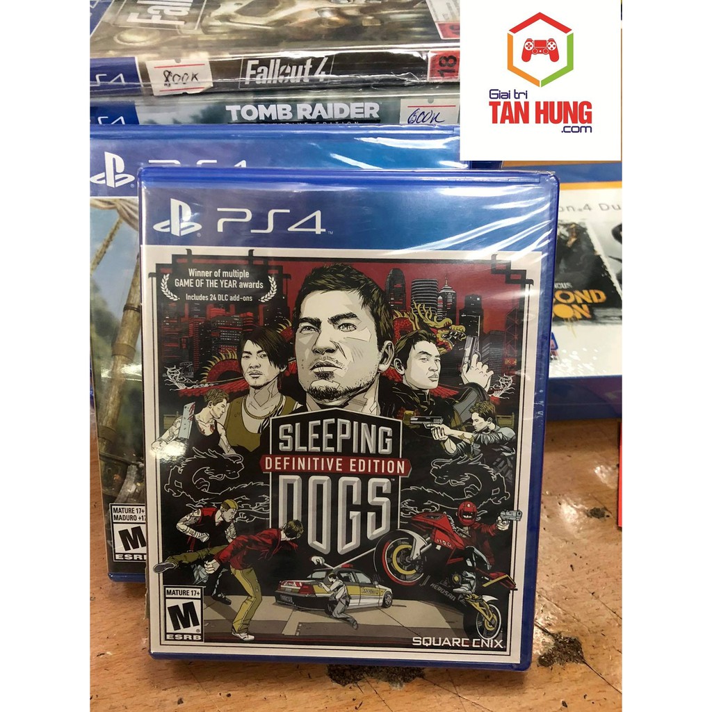 Đĩa Game Ps4 : Sleeping Dogs Definitive Edition