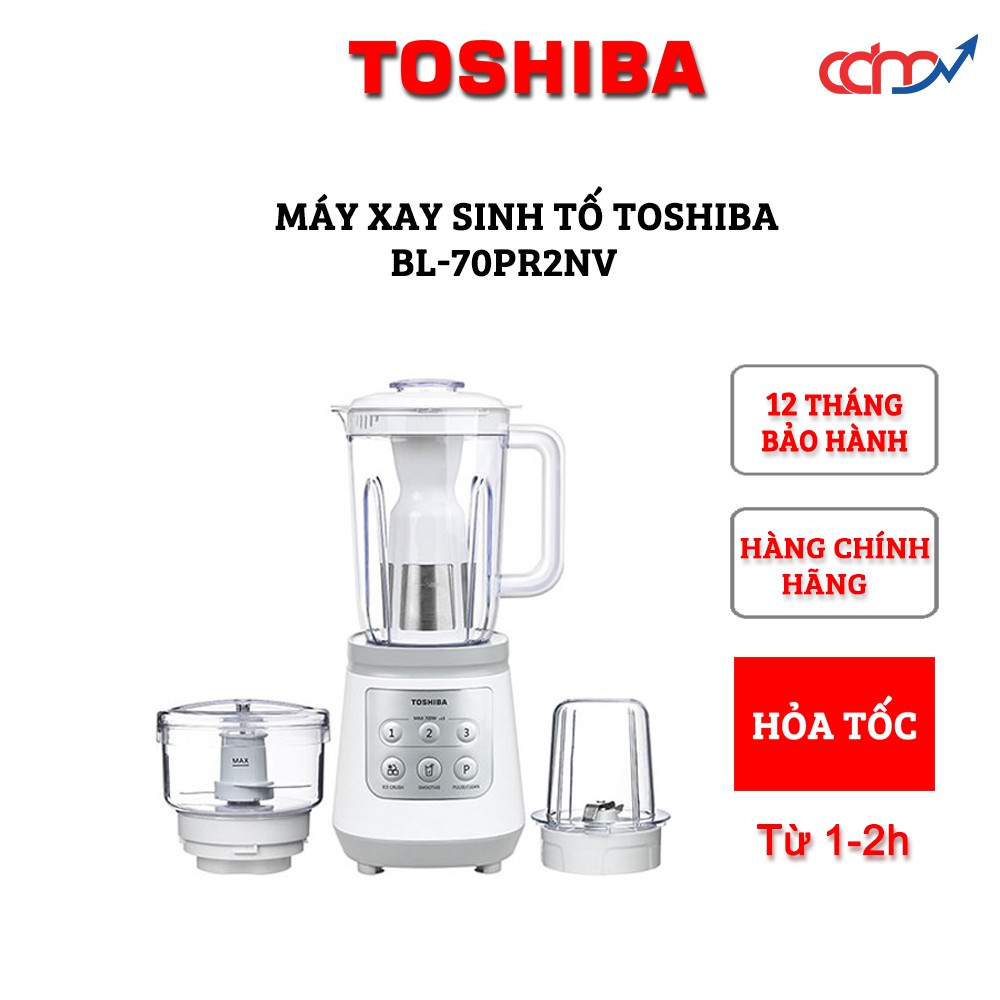 Máy xay sinh tố Toshiba BL-70PR2NV có cối xay thịt - Hàng chính hãng - Giá rẻ, bán chạy nhất