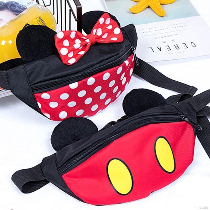 Túi Đeo Chéo Hình Chuột Minnie Dễ Thương Cho Bé