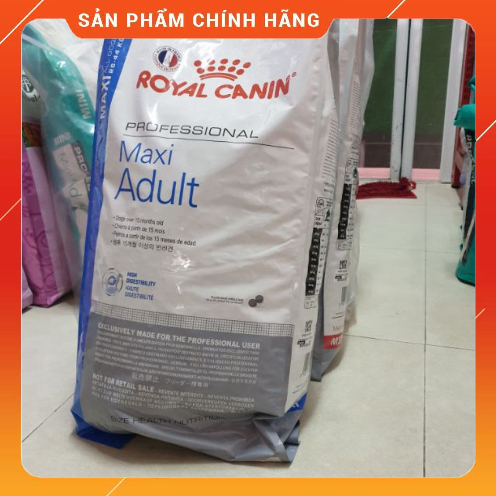 16kg thức ăn cho chó lớn nhập khẩu tại Pháp Royal Canin Maxi Adult