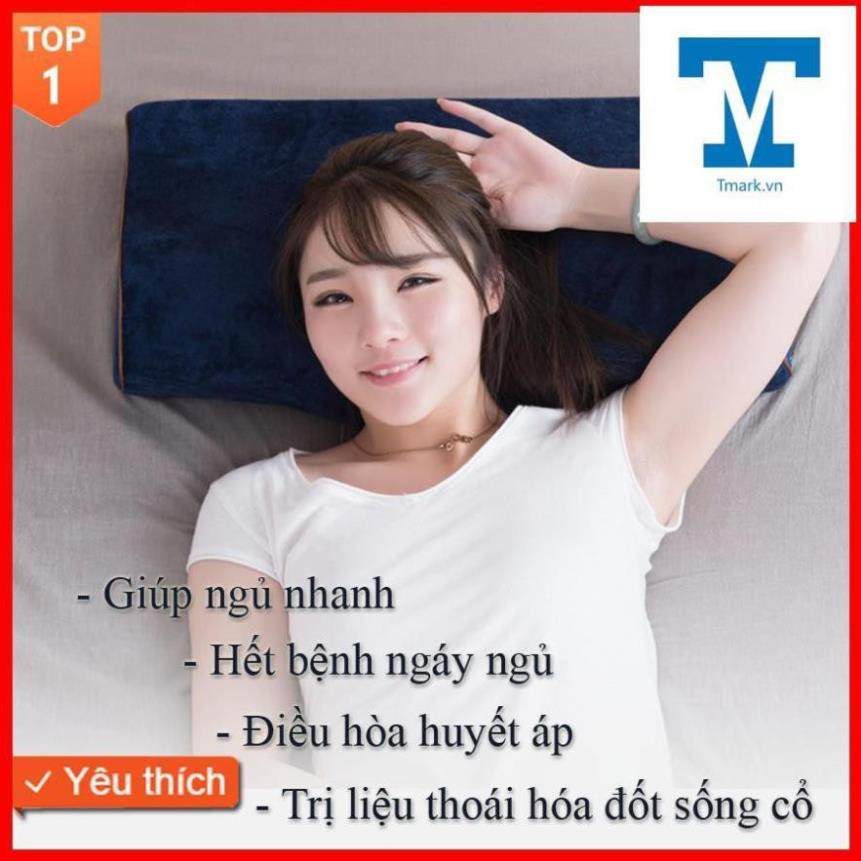 [Sản Phẩm Cao Cấp] Gối Ngủ Nhật Bản Giúp Ngủ Nhanh, Hết Ngủ Ngáy Phòng Chống Thoái Hóa Đốt Sống Cổ