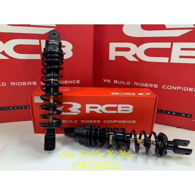 phuộc rcb lò xo đen ti vàng gắn AB ,sirius ,wave hàng chính hãng