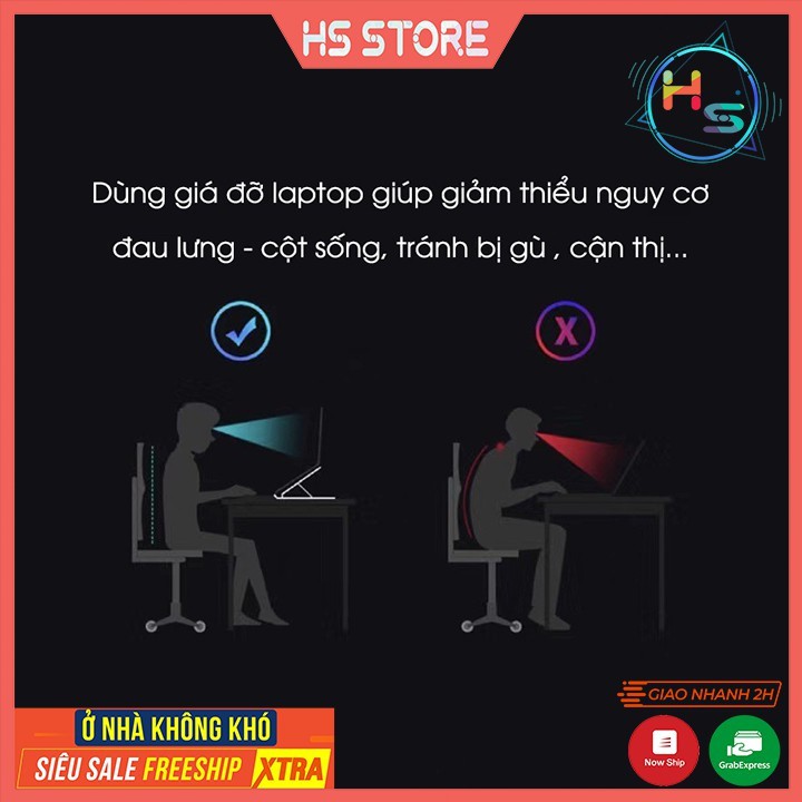 Giá Đỡ LAPTOP, MACBOOK, IPAD Bằng Nhựa Đế Tản Nhiệt Có Thể Điều Chỉnh Được Độ Cao,Nâng Độ Cao Màn Hình Vừa Tầm Mắt | BigBuy360 - bigbuy360.vn