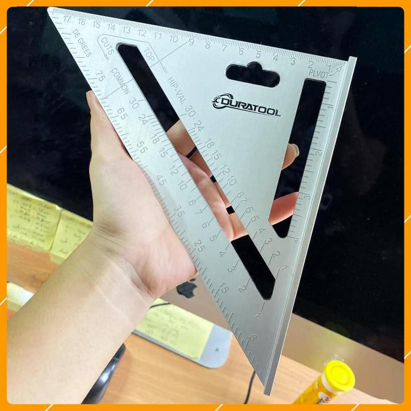 Thước Mòi Nhôm Vintool - Thước Đo Góc Tam Giác Đo Độ Nghiêng, Độ Dốc Mặt Phẳng