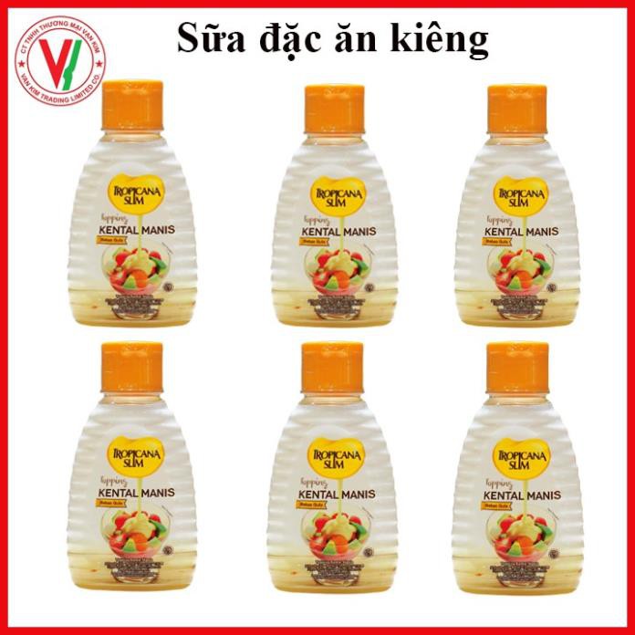 [Combo 6 chai] Sữa Đặc Ăn Kiêng Không Đường Ít Calo Tropicana Slim 150ml